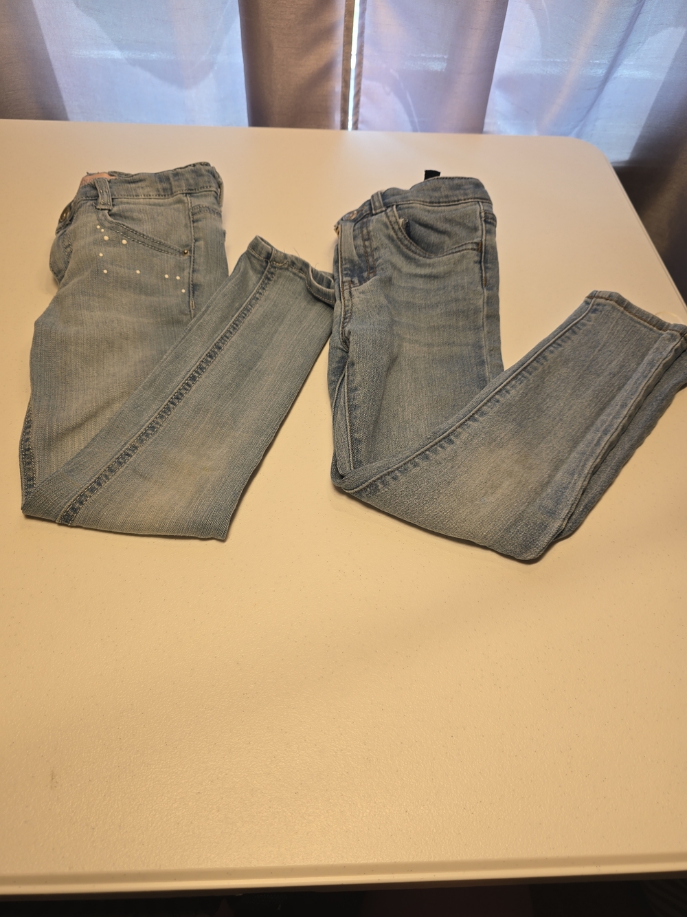 Levi's And Squeeze Girls Light Blue Denim Jeans Duo